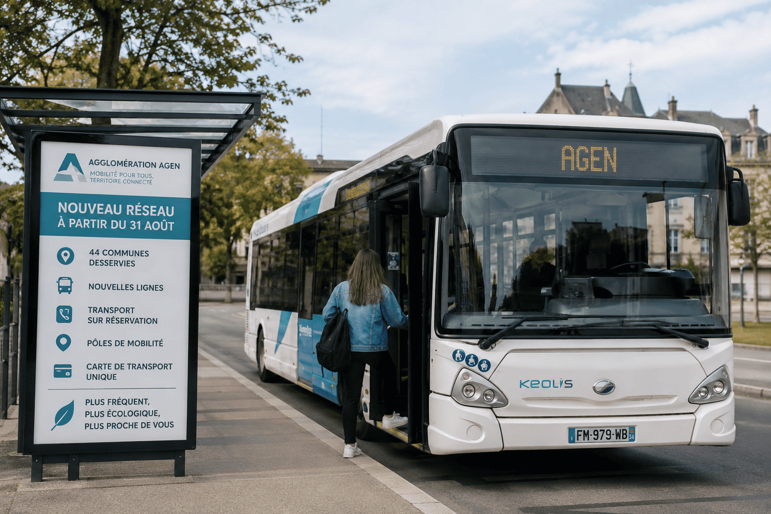 Agen : un nouveau réseau de transport desservira les 44 communes